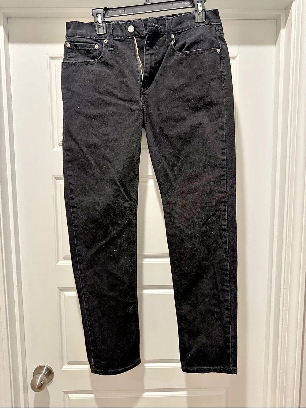 Levi's 502 Taper Jeans Men's Black Straight Jeans Waist 31x32